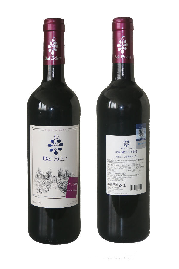 法国百特干红 原瓶进口葡萄酒(chateau麦洛红酒)